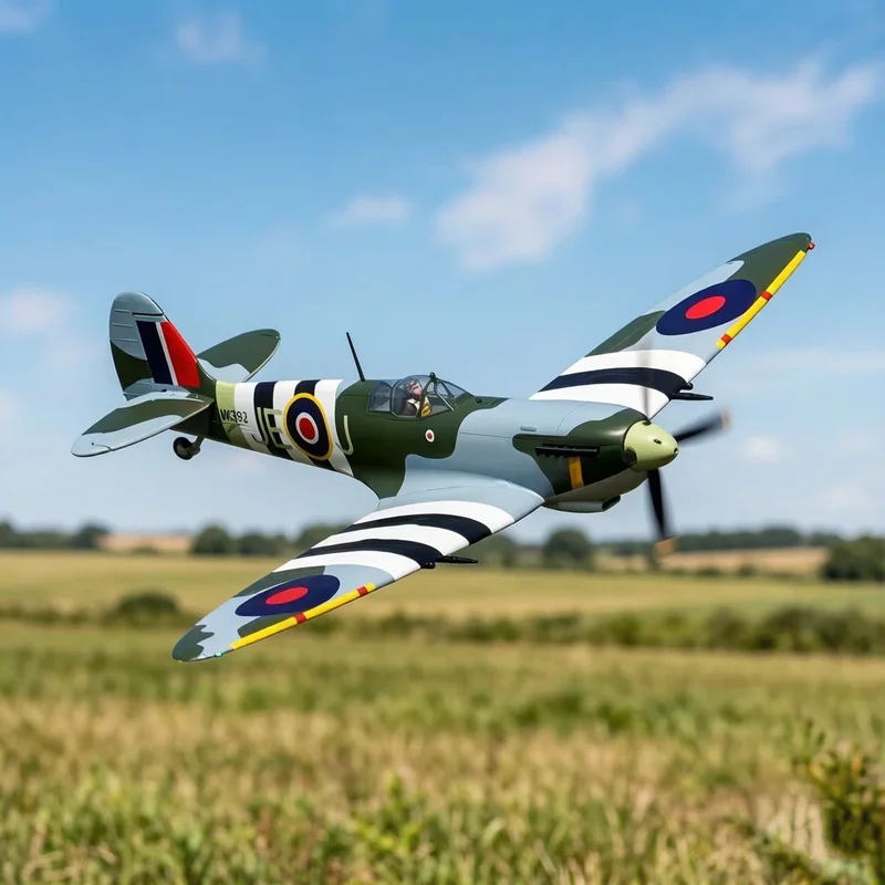 XFly Model 1200mm SPITFIRE Fighter Electric RC Foam Aircraft Fixed Wing Remote Control Model Aircraft Toy PNP RC Airplanes Gifts view 4