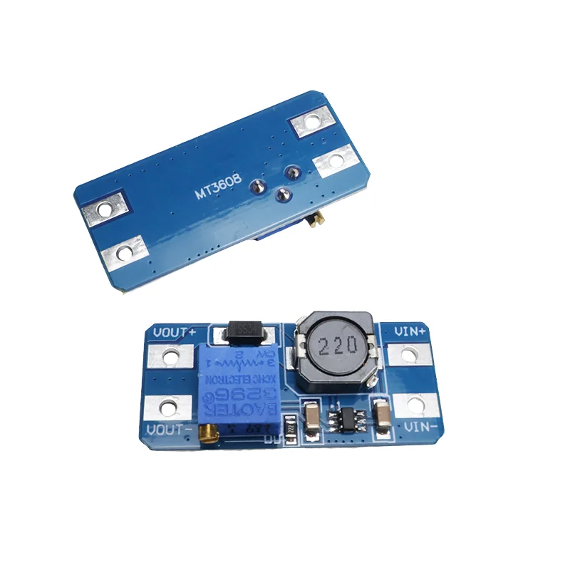 3 pz MT3608 Modulo Convertitore DC-DC Modulo Boost Scheda di Alimentazione 2A 2 V-24 V per 5/9/12/28 V Arduino Aggiornamento Modifica Espandi FAI DA TE