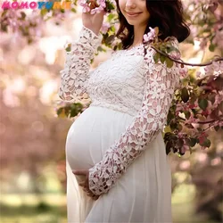 Dress Cute Pregnant Women Maxi Gown Photo Prop New Sexy Maternity Photography Dresses For Baby Shower Party Long Pregnancy Shoot