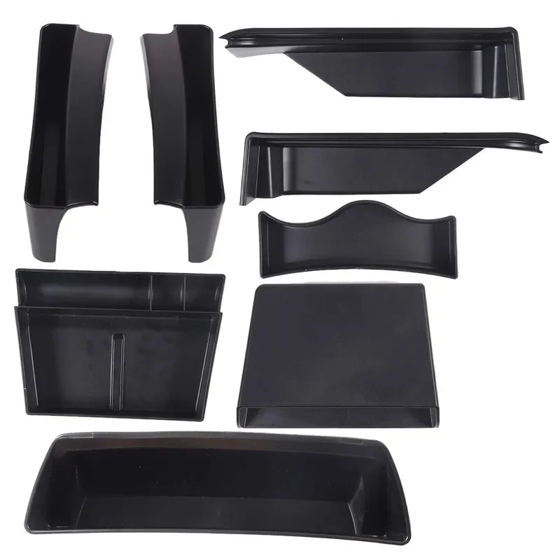 For Honda Pilot 2015-2022 ABS Black Car Center Console Storage Box Mobile Phone Tray Glove Box Car Accessories