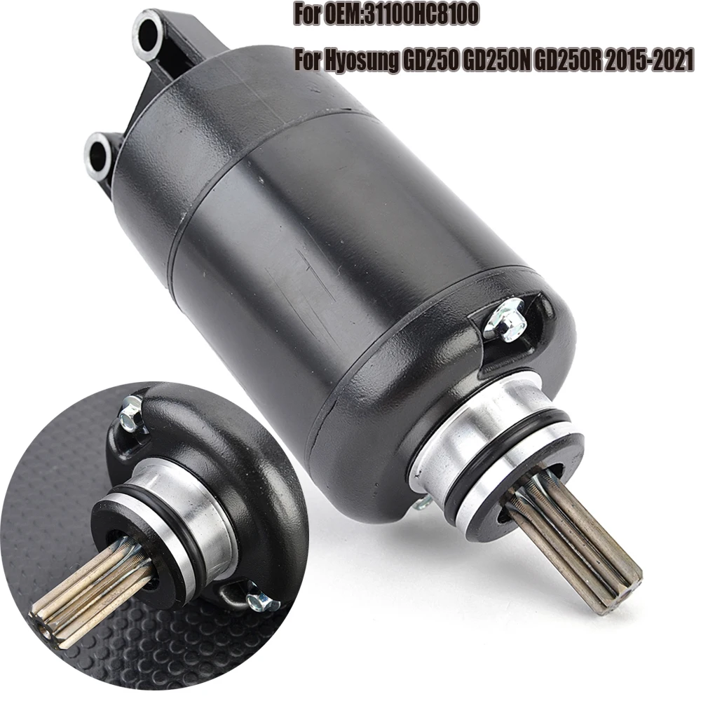

GD 250 Starter Motor For Hyosung GD250 GD250N GD250R 2015 2016 2017 2018 2019 2020 2021 31100HC8100