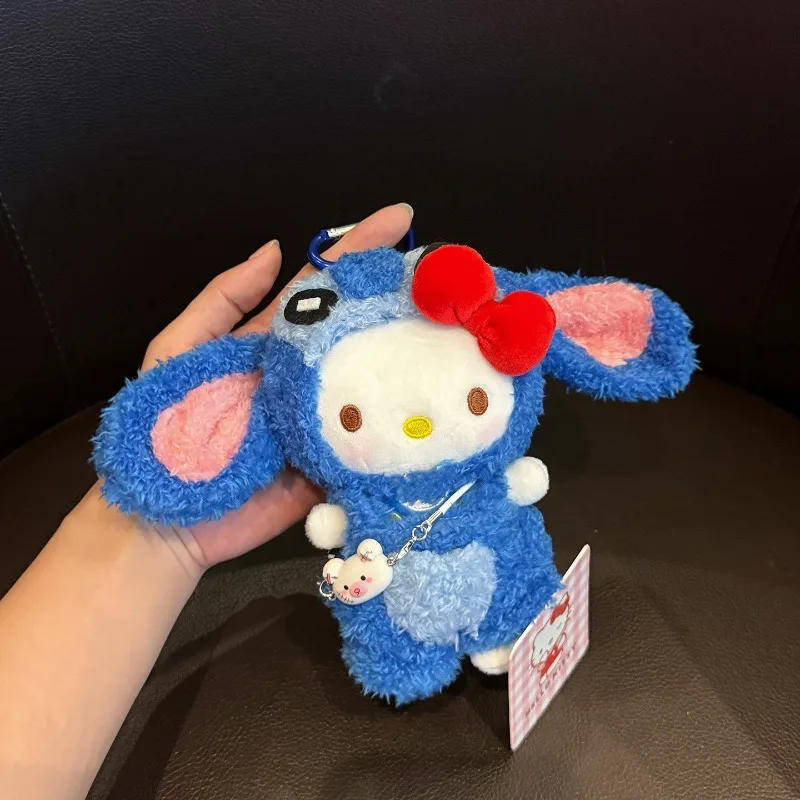 موضة سانريو مرحبا كيتي Kawaii عيد الفصح المفاتيح كورومي سينامورول كيرينغ الكرتون أنيمي دمية ظهره سحر فتاة هدية عيد #2