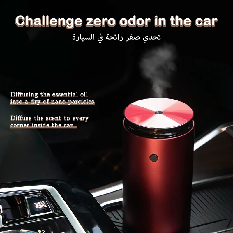 NAMSTE Portable Car Aroma Diffuser Fragrance Diffuser Smell Distributor USB Rechargeable Aromatherapy Scent Room Air Freshener image 3