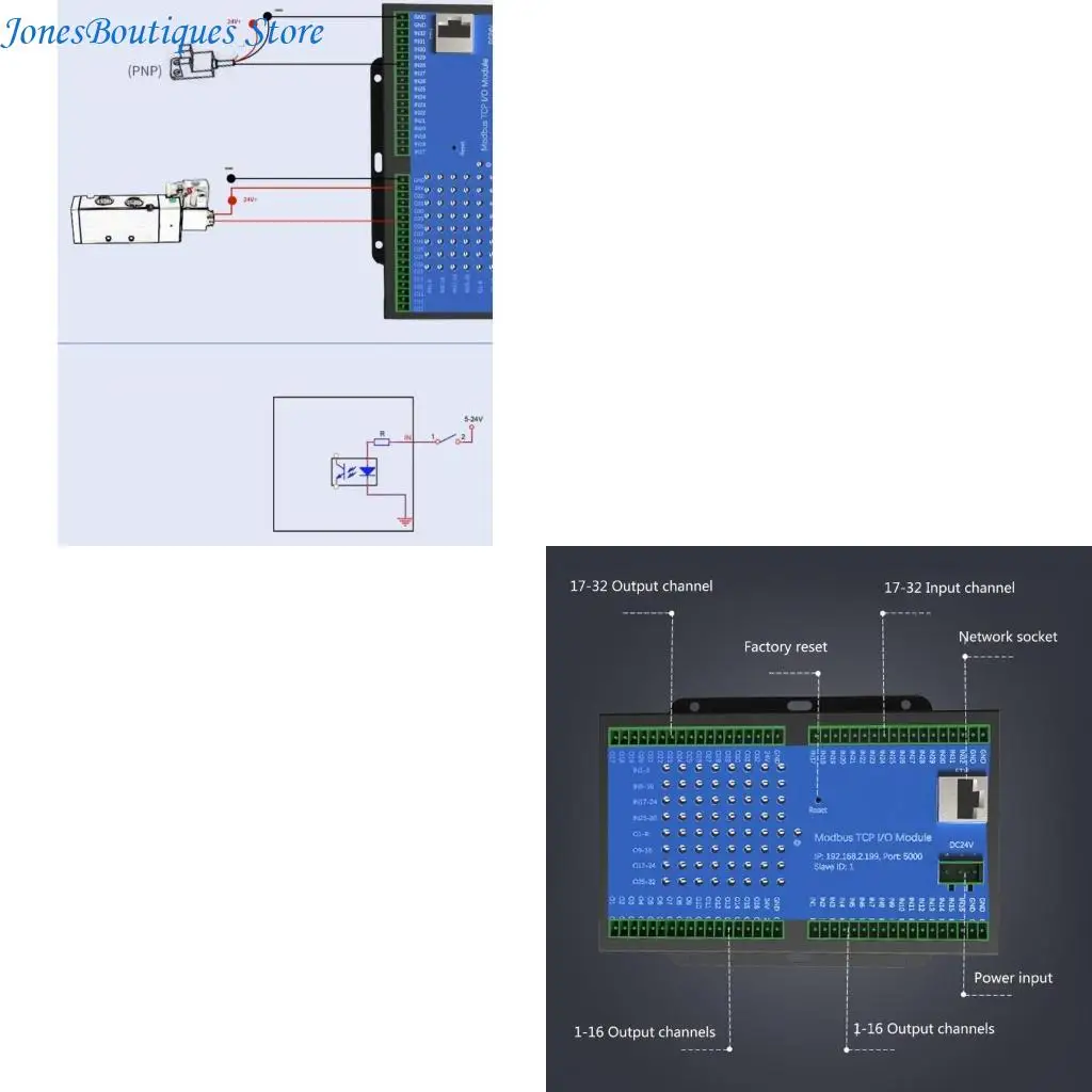 

Modbus Module Easy Integration, 16/32 Input and Output Channels W8KE