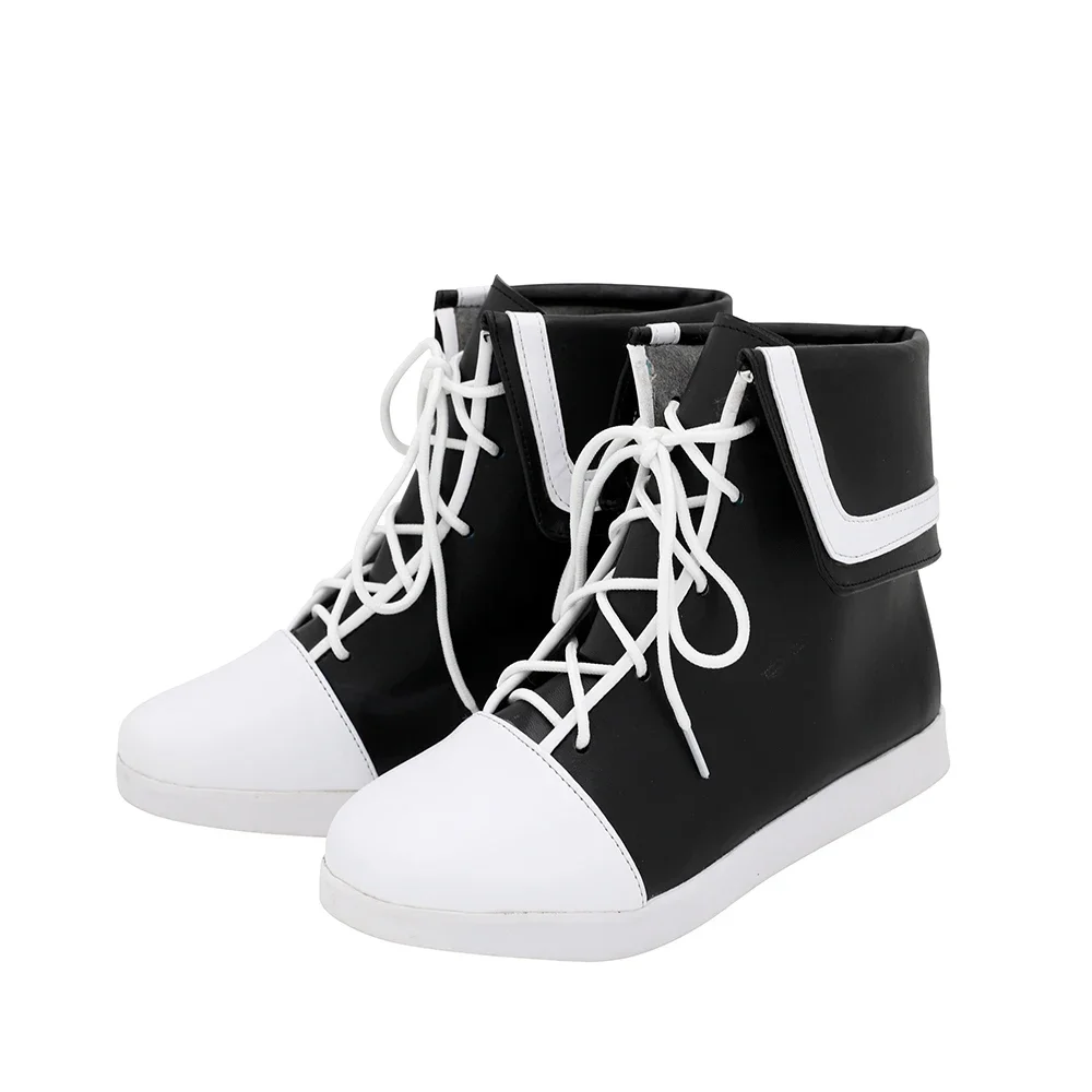 Arknights Cuora Cosplay Stiefel Lederschuhe Maßgeschneidert für Jungen Mädchen Halloween Kostüm Party