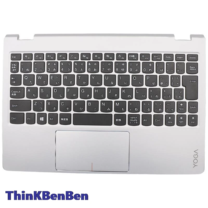 Imagem -01 - Teclado Japonês Prata Case Superior Palmrest Shell Capa para Lenovo Ideapad Yoga 710 11isk 11ikb Laptop 5cb0l46120 jp teclado japones prata case superior palmrest shell capa para lenovo ideapad yoga 710 11isk 11ikb laptop 5cb0l46120 jp 01