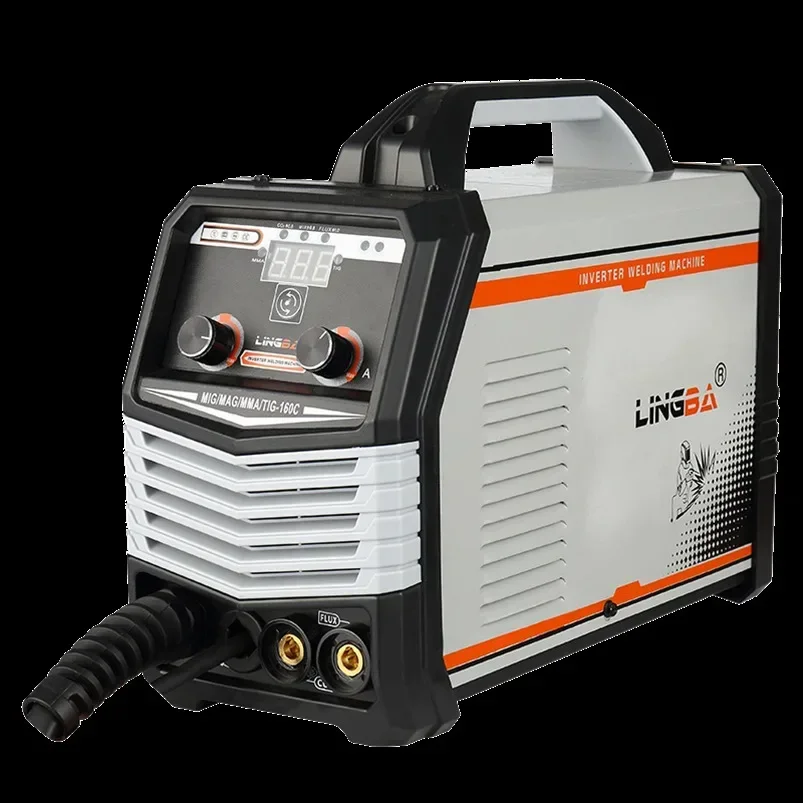 Smooth Weld 120A110/220V 1kg 4-in-1 Multifunctional Gas Shielded Welding Machine MIG/MAG/TIG/MMA Welding Machine Arc Welders