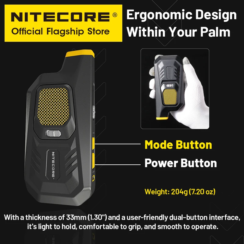 NITECORE-soplador de aire eléctrico para cámara, limpiador de Sensor de lente de fotografía, 2,7 kPa, para teclado Canon, Nikon, Sony, disco de