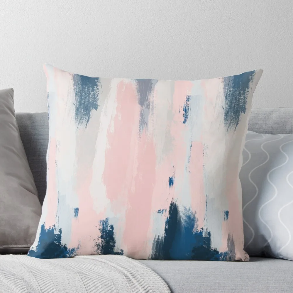 

Abstract blush and blue Throw Pillow Pillowcases Decorative pillow case ornamental pillows Pillowcases For Pillows