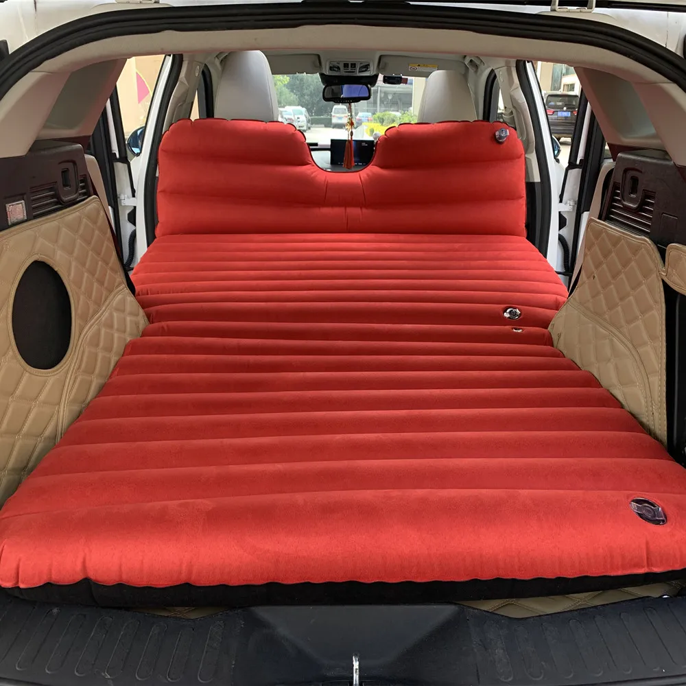 New TPU suede 5 generation four-stage SUV car inflatable mattress trunk mattress travel pad multi-functional portable