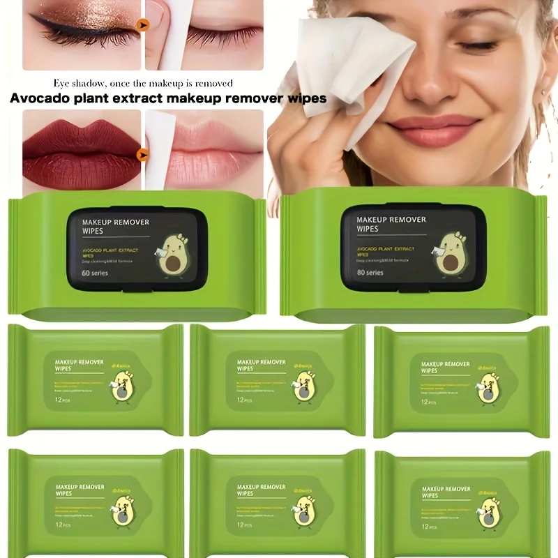 メイク落とし ディープクレンジング ウェットティッシュ 全肌質対応 旅行に最適 使い捨て 肌に優しい