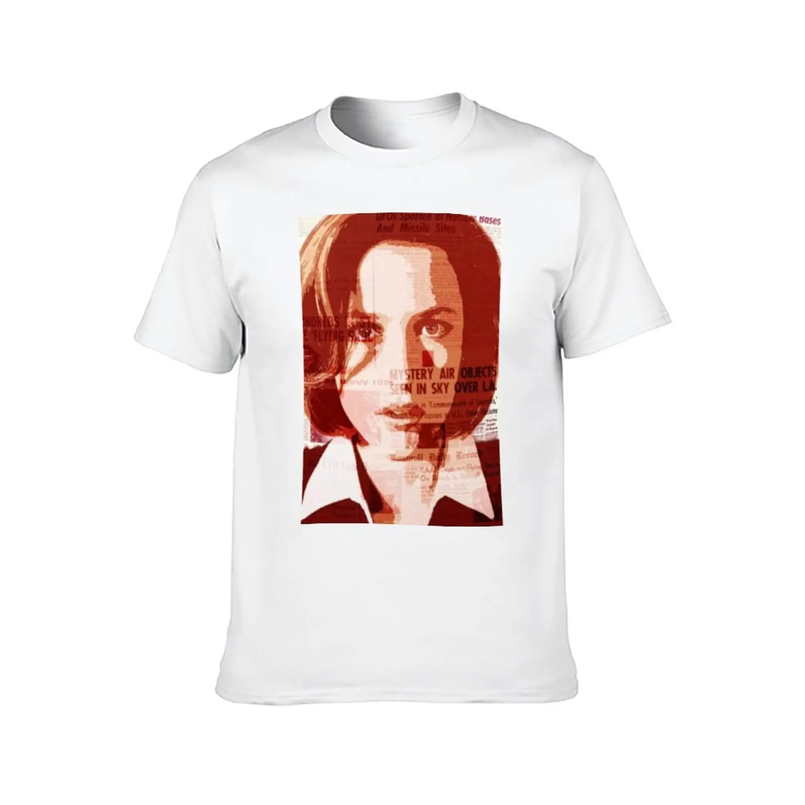 دانا سكالي - تي شيرت X-Files تي شيرت أنيمي للرجال تي شيرت رجالي ماركة فاخرة عالية الجودة #2