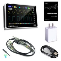 1013D Digital Oscilloscope, Dual Channel Flat Oscilloscope, 100MHz Sampling Rate, 1GS/s, 7-inch Touch Oscilloscope