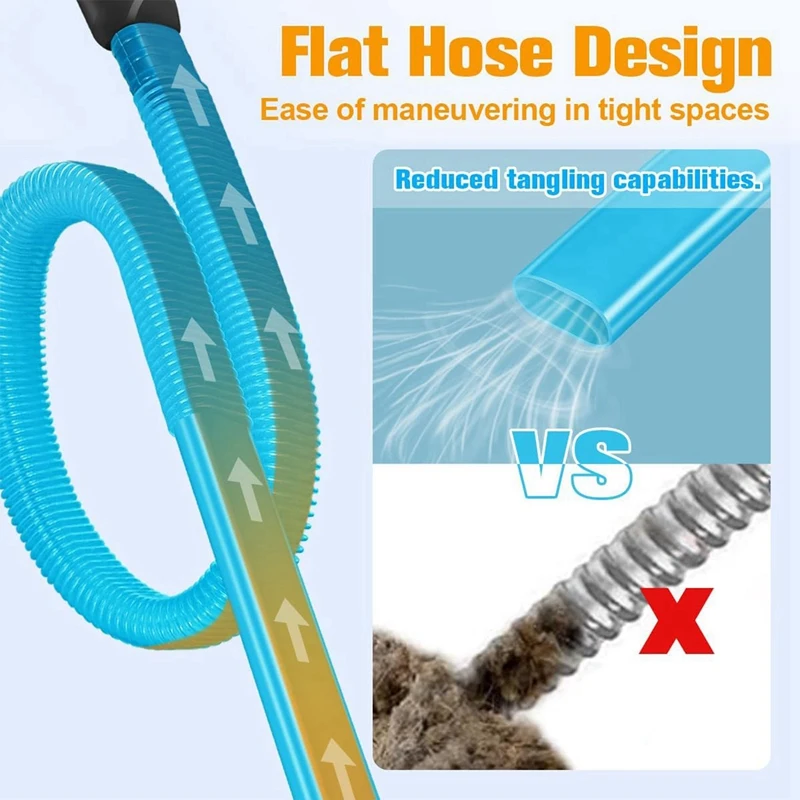 Dryer Vent Cleaner Kit Blue & Gray Plastic For V7 V8 V10 V11 V12 V15 Dryer Vent Attachment