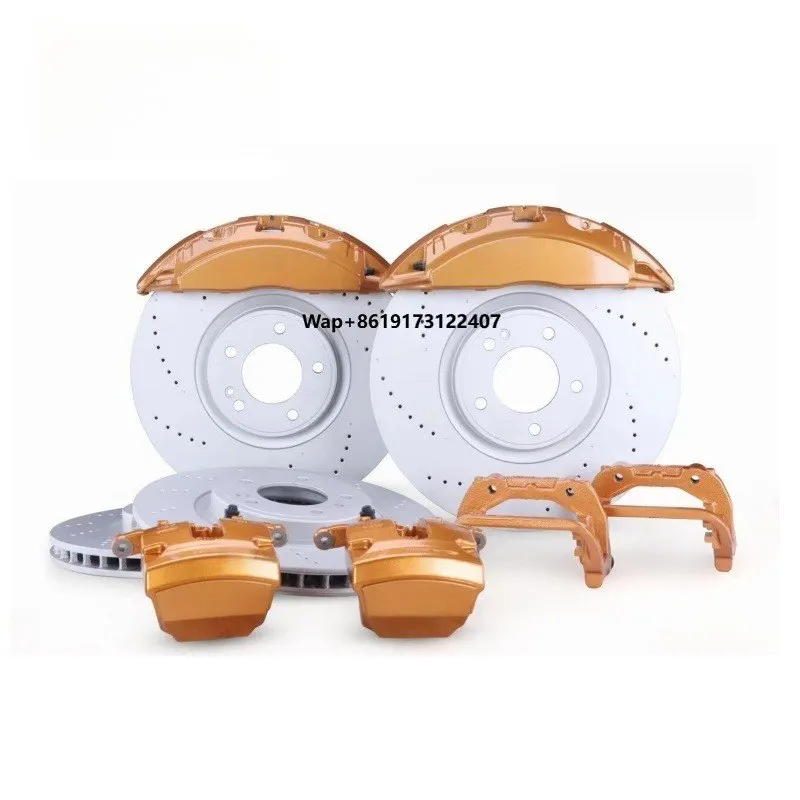 

Big Front Brake Caliper Kit 6-pot Racing Aluminum Brake Pads 50% Improved Performance G70 G80 G90 GV60 GV70 GV80