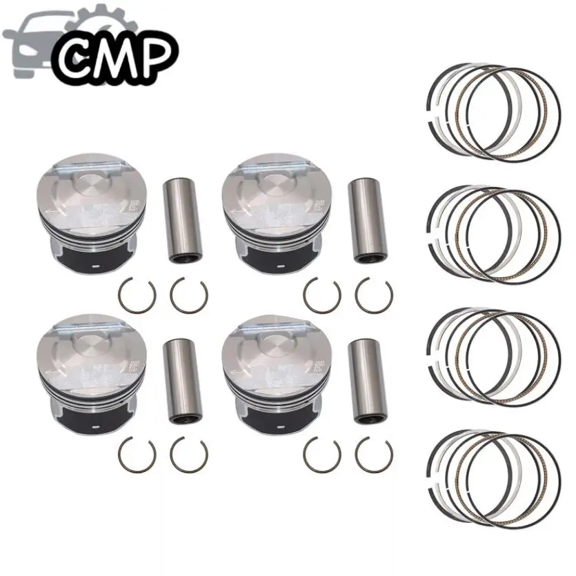

4pcs Pistons & Rings Kit 12652809 Fit For Buick GL8 ES Cadillac ATS XT5 Chevrolet 2.0T Car Engine Repair Replace Parts