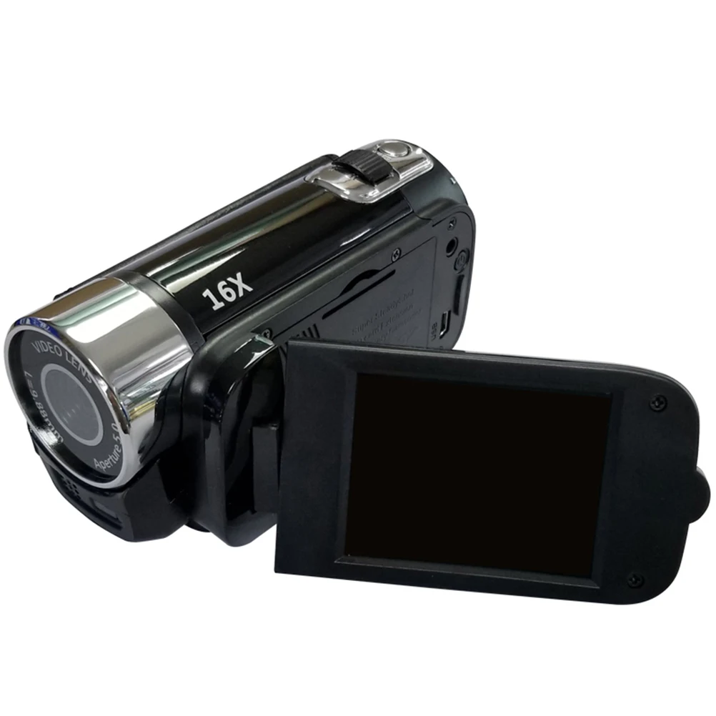 

1080P High Definition Portable Camcorder 16X Digital Zoom Led Light Dv Digital Camera For Sports Concerts Video Camera Black