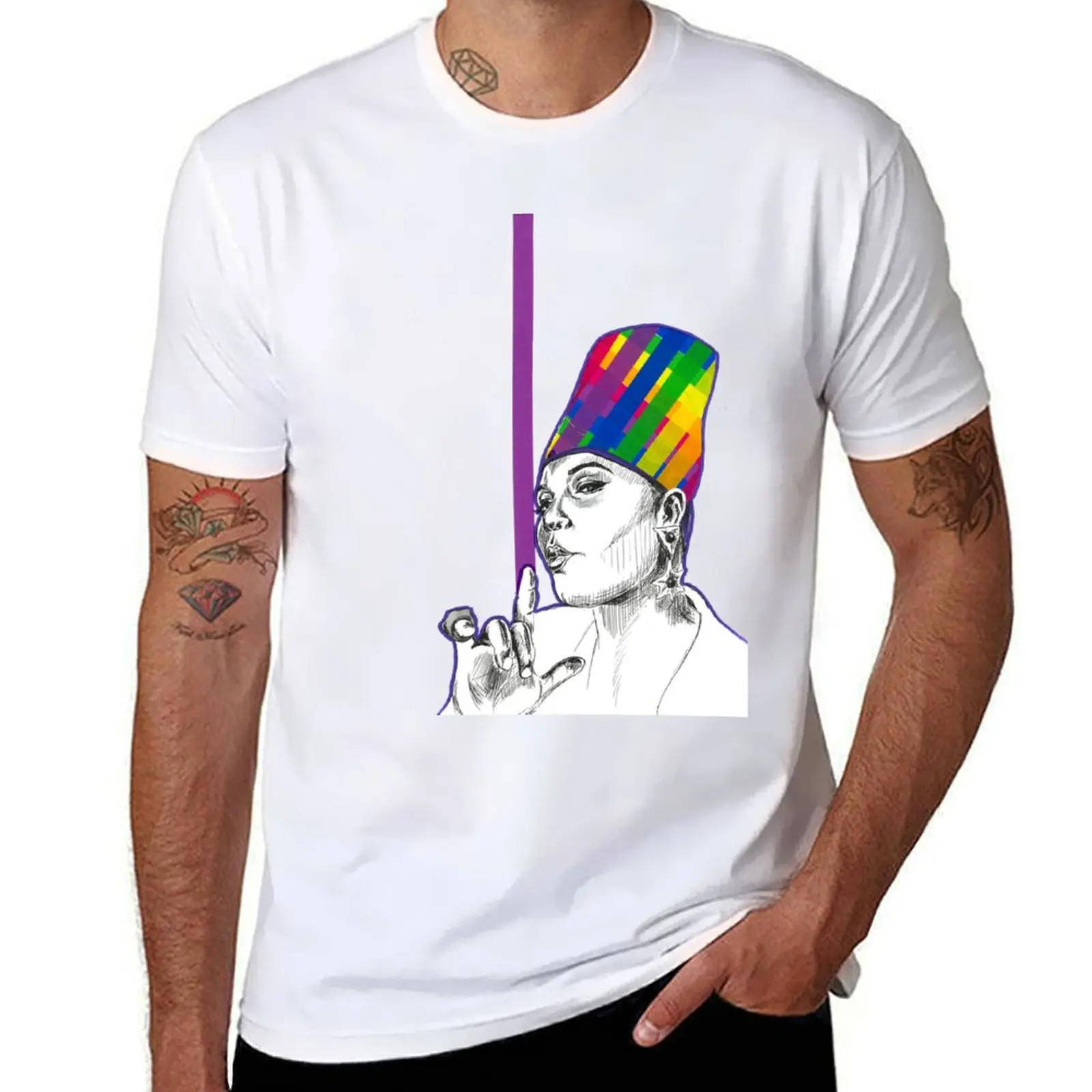 

Queen Latifah T-Shirt man t shirts cotton man t shirts graphic T-Shirt