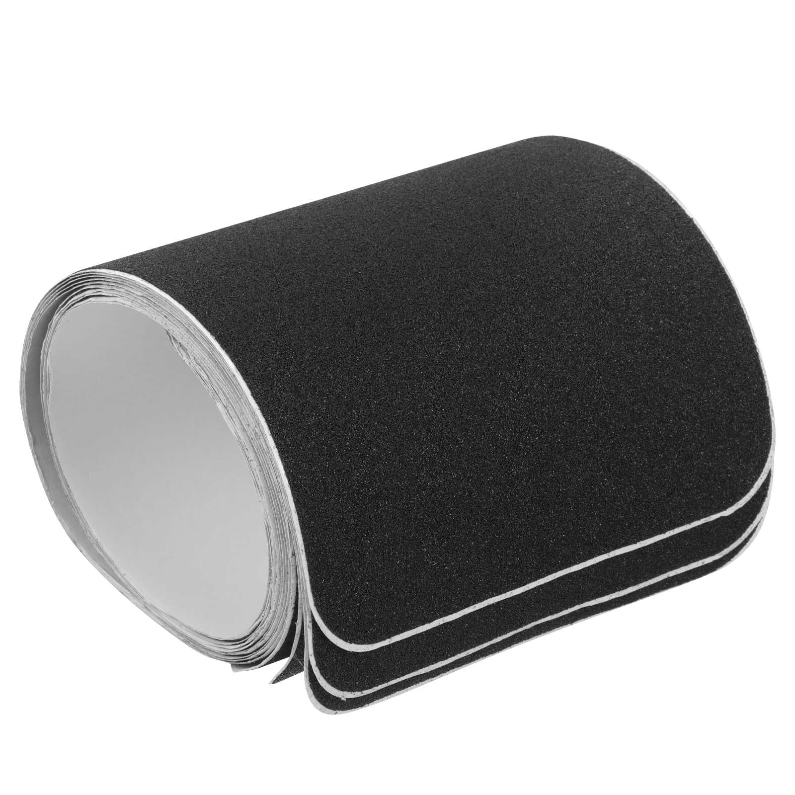 

5pcs Black Sandpaper Anti Skid Tape 15cmx76cm Durable Stair Treads Non Slip Outdoor Stairs PVC Step Mats Safety