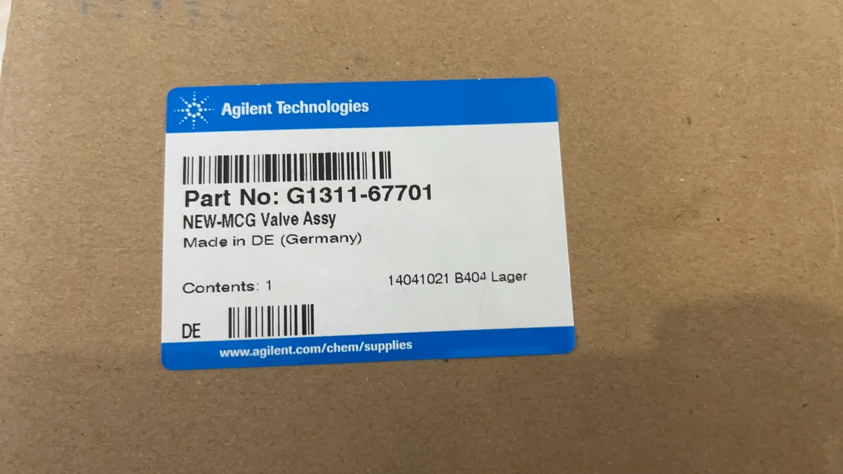 Agilent Agilent proportional valve G1311-67701