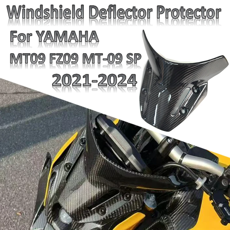 

2021 2022 2023 2024 Windshield Windscreen For YAMAHA MT-09 FZ-09 SP MT09 FZ09 Motorcycle Side Wind Screen Deflectors