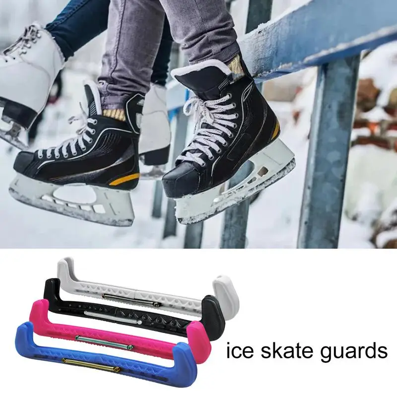 Hockey Skate Guards Hard Guards For Figure Skates High Strength Ice Skating Guards Compact Ice Skate Protector Figure Skate