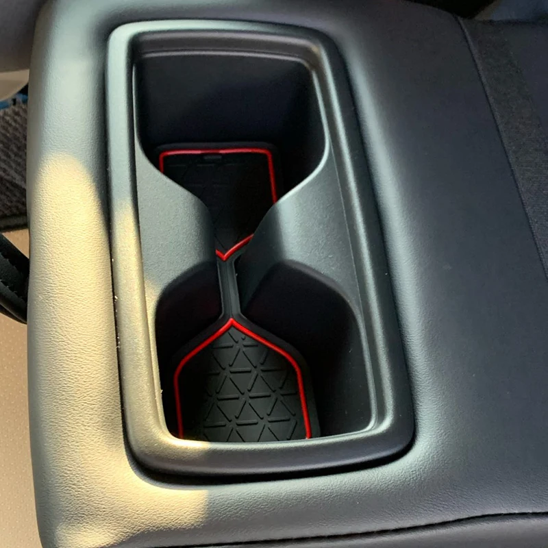 Non-slip Auto Interior Door Gate Pad Cup Coaster For Toyota RAV4 2019- 2021 2022 2023 2024 XA50 RAV 4 50 Car Slot Mat Accessorie