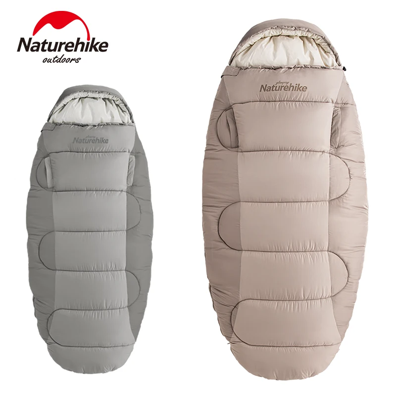 

Naturehike Cotton Autumn Winter Sleeping Bag Wearable Style Sleeping Bag Camping Tent Hiking Travel Outdoor Warm Quilt With Hat