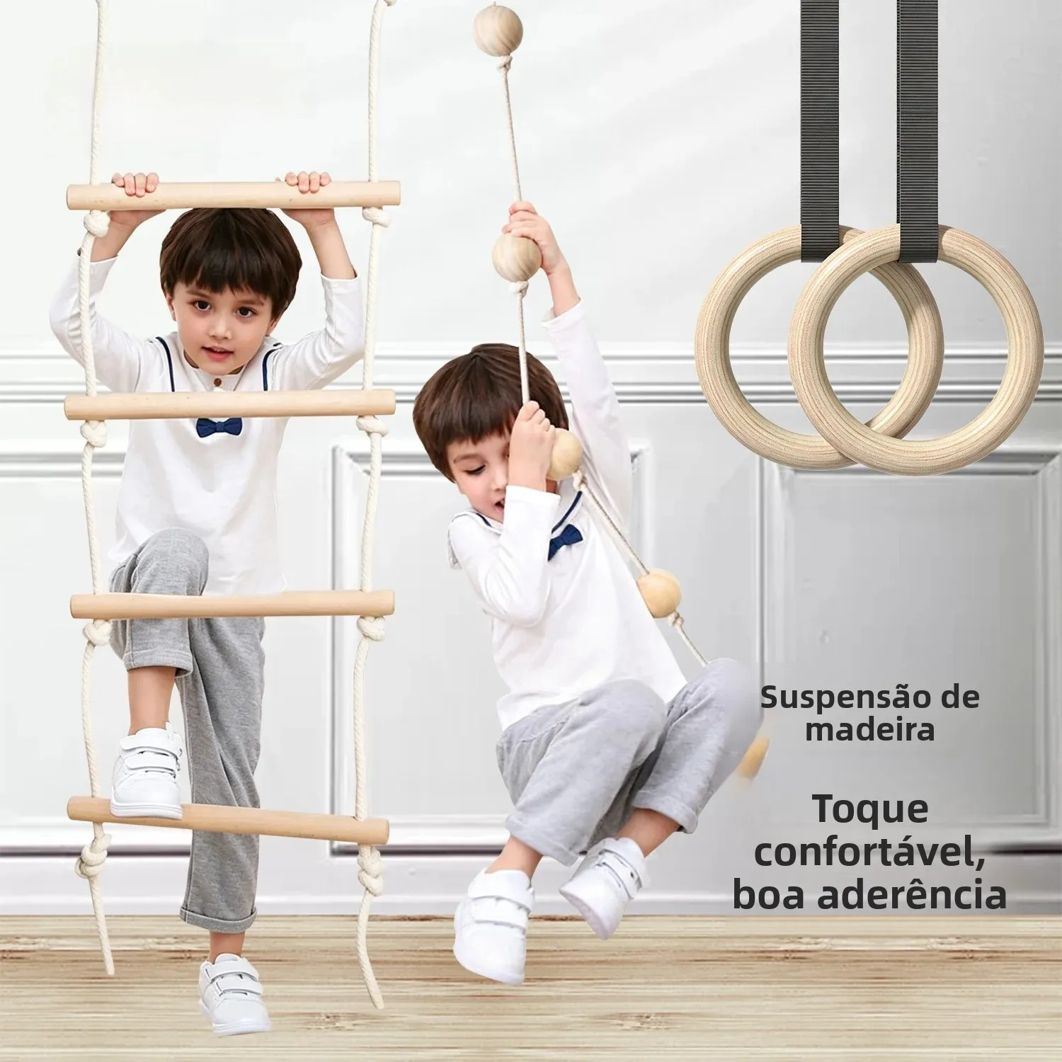 children's-fitness-training-hanging-rings-adult-home-indoor-weight-bearing-climbing-frame-suspension-ladder-pulling-globe
