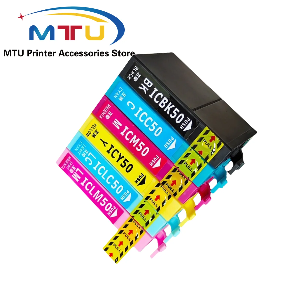 

1 комплект, 6 цветов IC50 ICBK50 ICC50 ICM50 ICY50 ICLC50 ICLM50 картридж для Epson EP-301 702A 703A 801A 802A 803A 803AW 804A