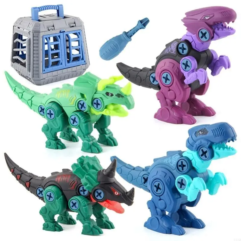 

F62D Дети Детские игрушки для динозавров разбирают игрушечные игрушки с отверткой