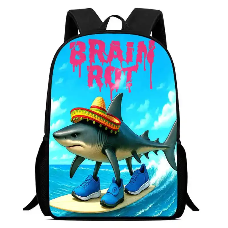 

Школьный рюкзак Mochila Bra-inR-ot, школьные ранцы с героями мультфильмов для девочек и мальчиков, прочный и легкий детский рюкзак для детского сада