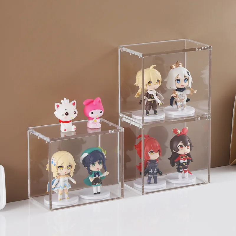 Booster Box Acrylic Case Protector Clear Acrylic Magnetic Closure Easy Top Loading Compatible with POKEMON Booster Boxes