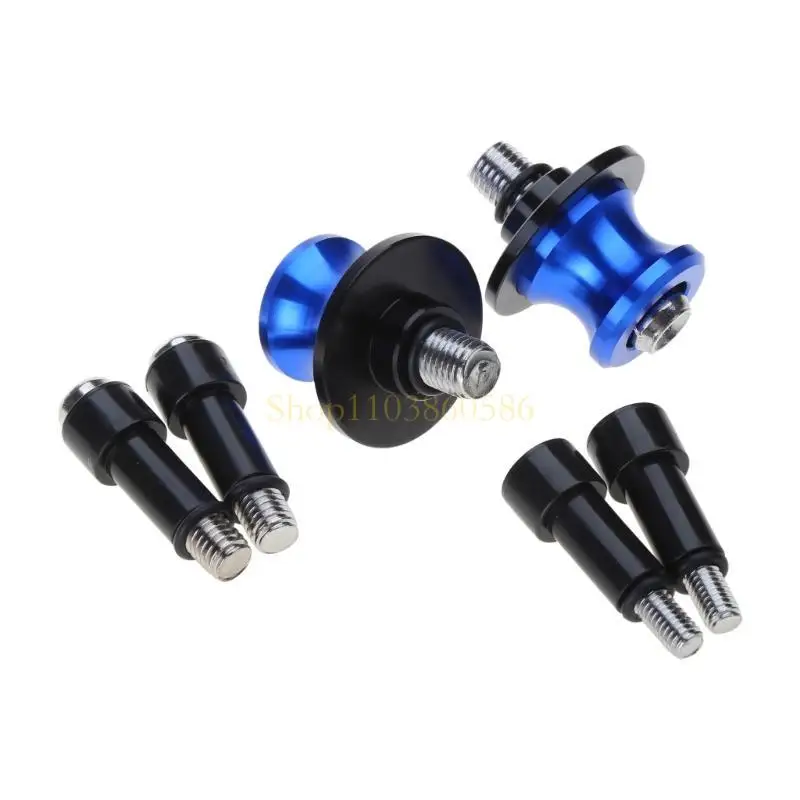 242A دراجة نارية عالمية Swingarm Stand Stand Sliders M6 الألومنيوم أرجوحة الذراع الذراع المسمار ملحقات الدراجات