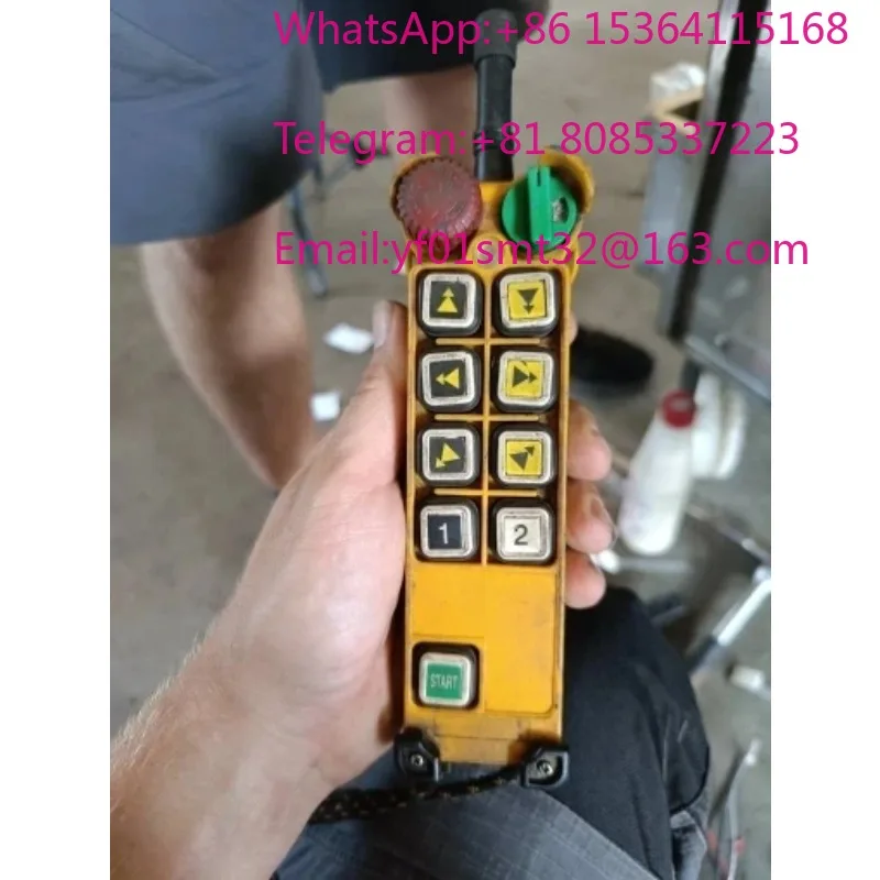 Wireless Remote Control Transmitter F24 8D Single Set Industrial Crane Hoist Controller Anti Interference Stable Signal