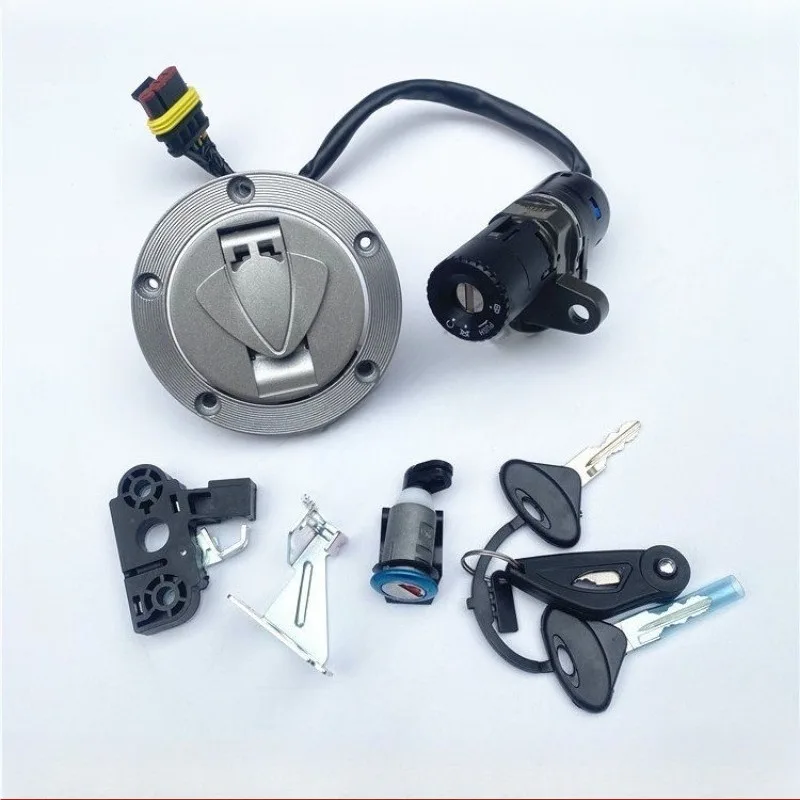 For Benelli 502c BJ500GS-6A Accessories Ignition Switch Gas Cap Seat Lock Fuel Tank Cap Key Set Main Switch Kit