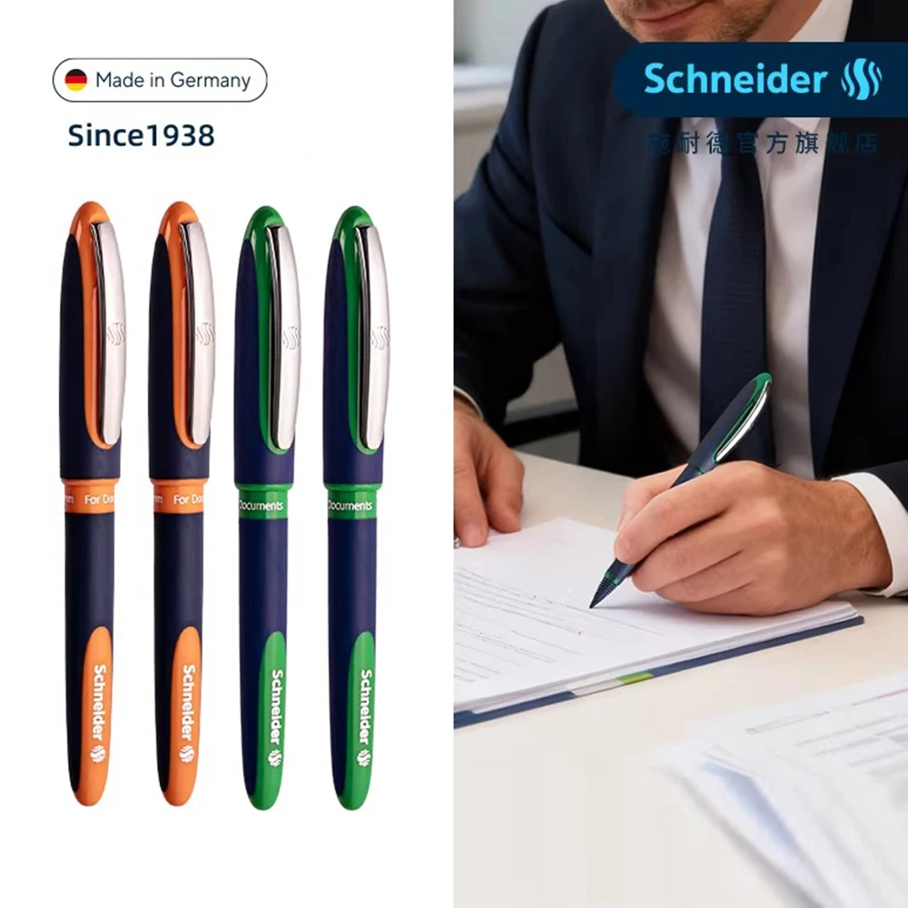 3/5pcs New Germany Schneider Gel Pens Black Technology ONE Large Capacity Smooth Office Straight Liquid Writing Art Supplies