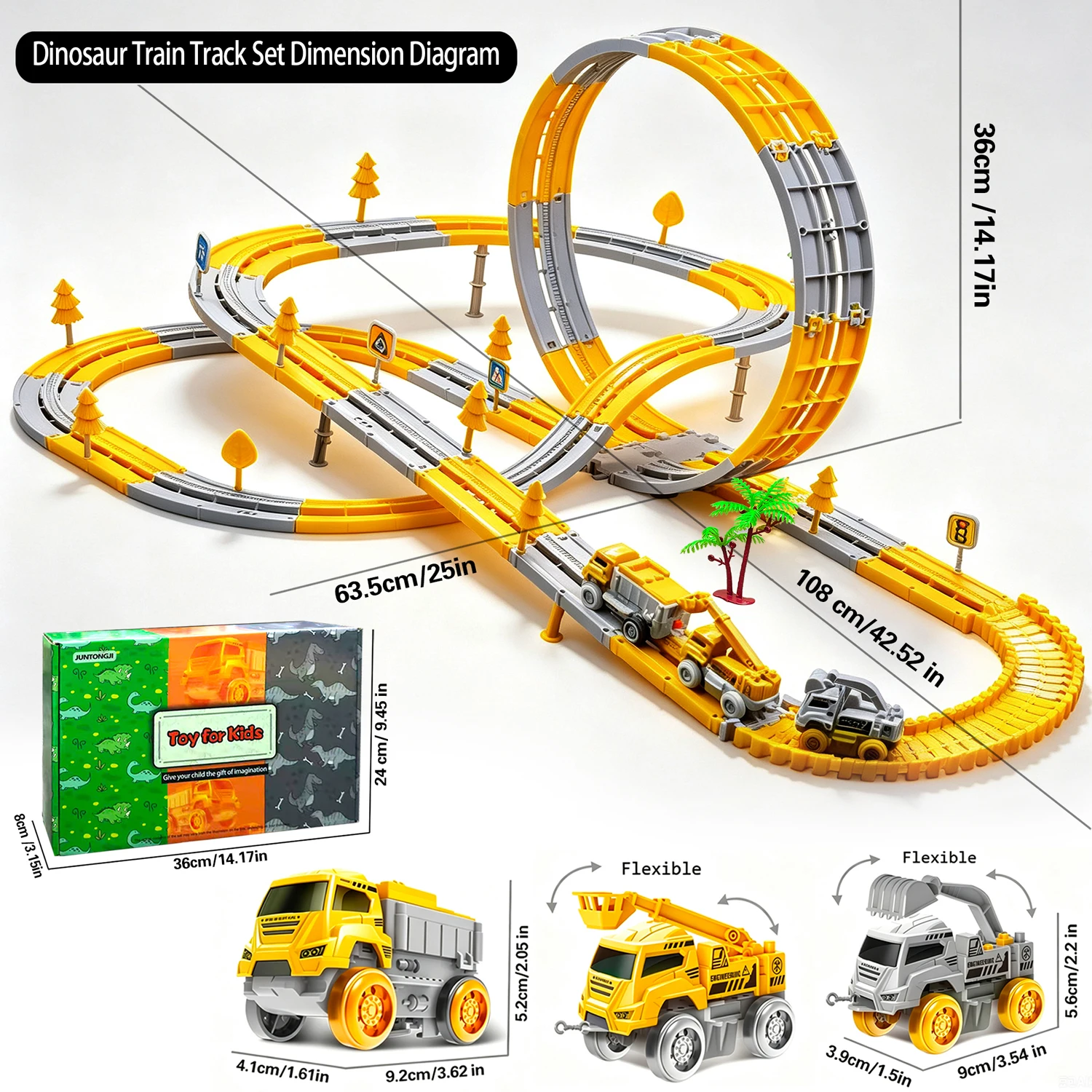 Antygrawitacja 360 ° Pociąg – Toy Train Track Set recenzja i cena