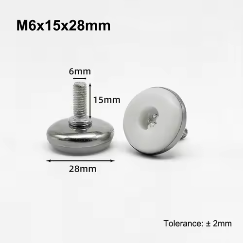 M6 M8 Leveling Foot Screw On Type PP Plastic Furniture Table Chair Sofa Leg Anti-slip Feet Adjustable Leveler Base Bolt Pad - Image 16