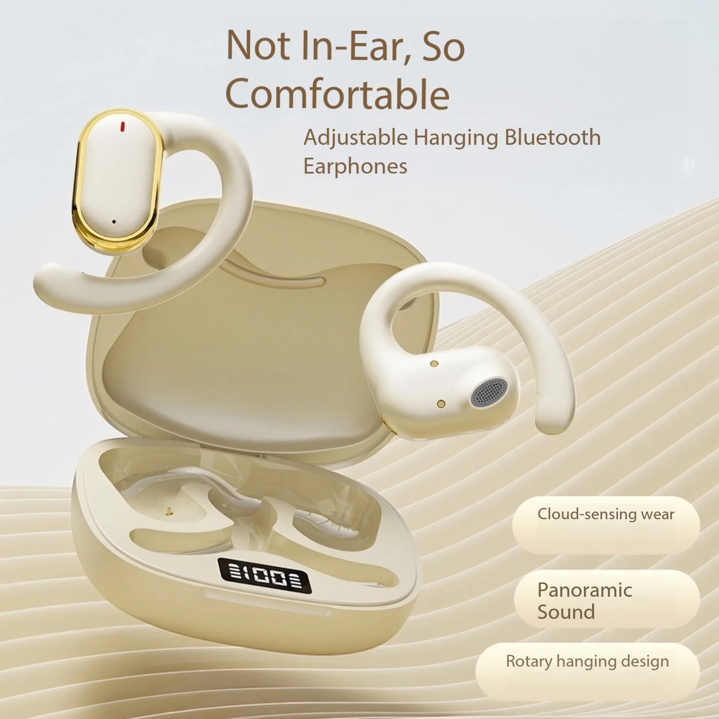 True Wireless Bluetooth Sports Earphones Tws In-Ear with Microphone X93 Waterproof Open-Back Long-Lasting Comfortable Wear