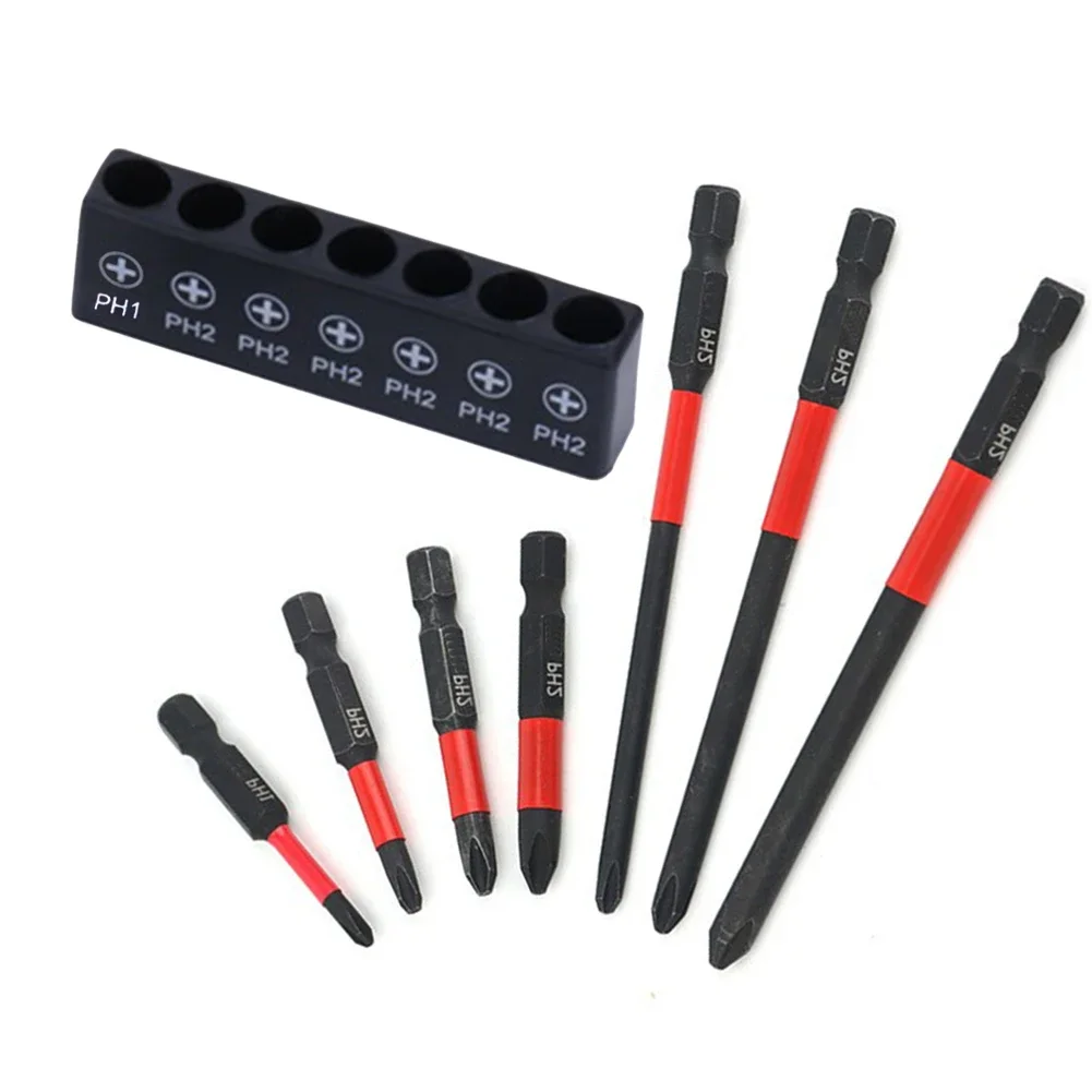 Easy to handle suitable for both beginners and experts 7pcs Magnetic Batch Head Cross Screwdriver Set for All Skill Levels