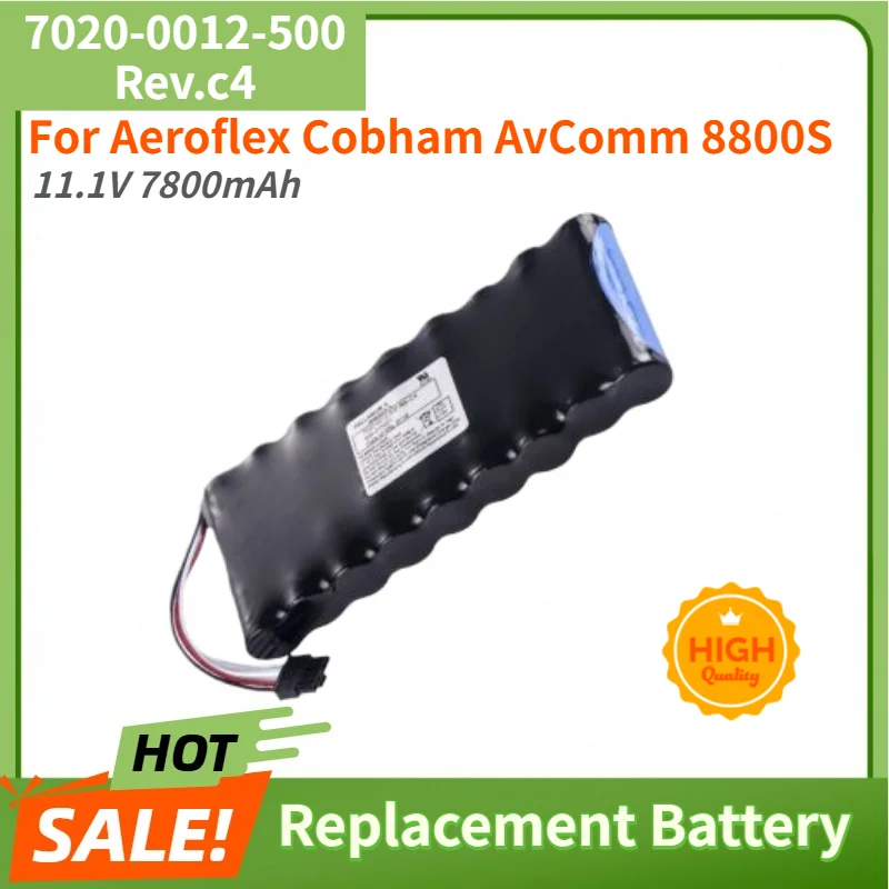 

7020-0012-500 Rev.c4 High Quality Battery 11.1V 7800mAh for Aeroflex Cobham AvComm 8800S High Quality Replacement Battery