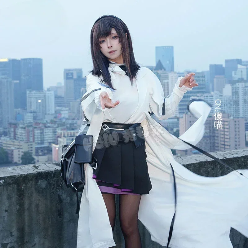 game-character-outfit-women's-clothing-full-set-doctor-set-carnival-fashion-funny-show-priestess-game-arknights-cosplay