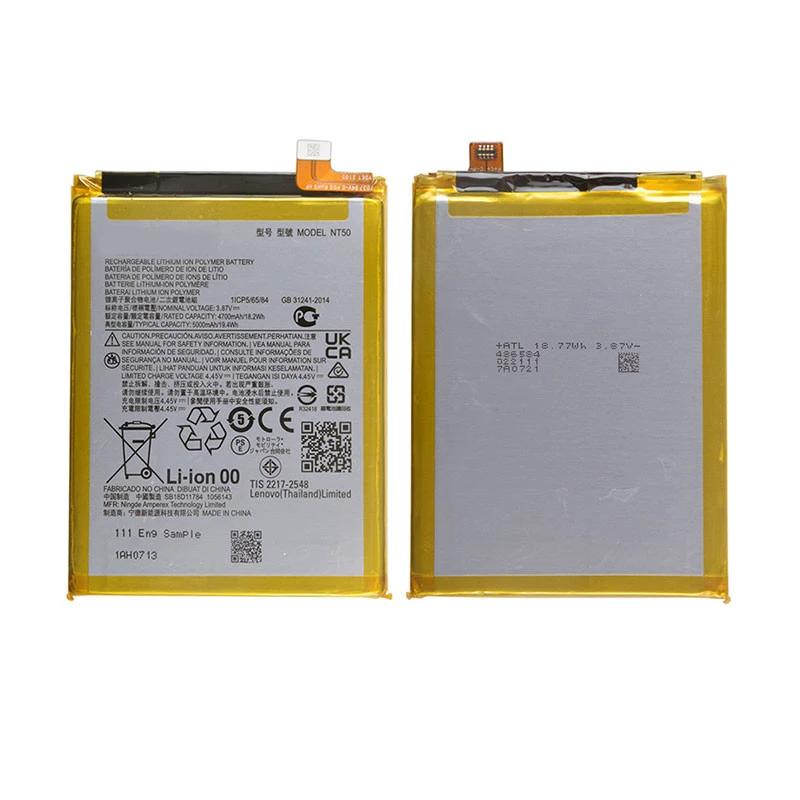 100% Original  NT50 5000mAh Battery For Motorola Moto EDGE 20 Lite/Fusion XT2139-1/2 Phone Batteries+Tools