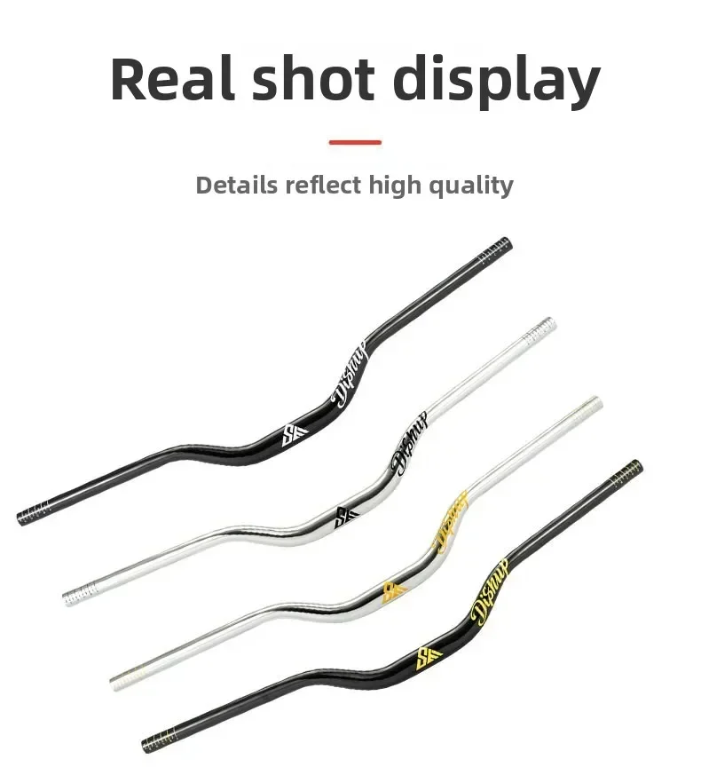 SEMYT MTB Mountainbike-Lenker Aluminiumlegierung 31,8mm/35mm Riser-Bar 780mm 800mm Downhill Enduro Trail Dirt Jump Bike – Detail 6