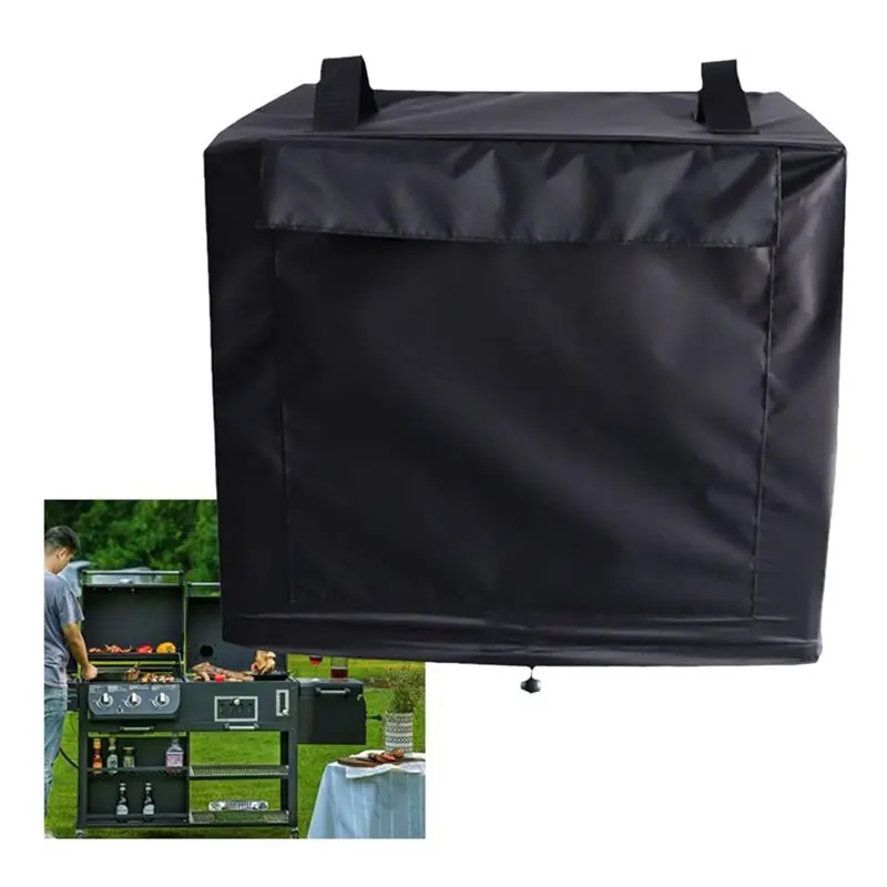 ABLN-Pizza Oven Cart Table Cover With Drawstring, Outdoor Pizza Oven Cover Waterproof Cover , For Rolling Kitchen Cart