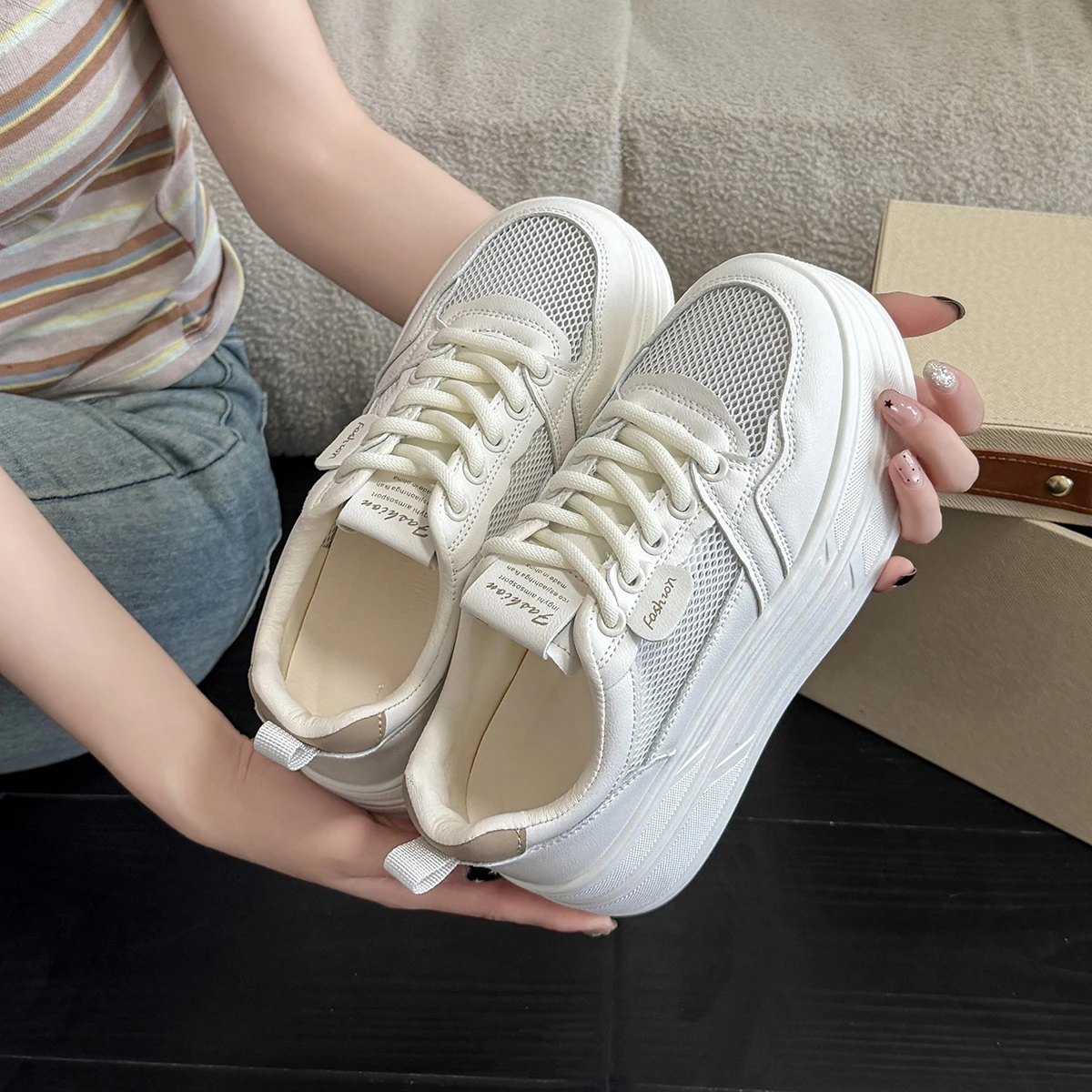 Sonbahar Modası Kadın Bağcıklı - Sneakers Fashion Women incelemesi ve fiyatı