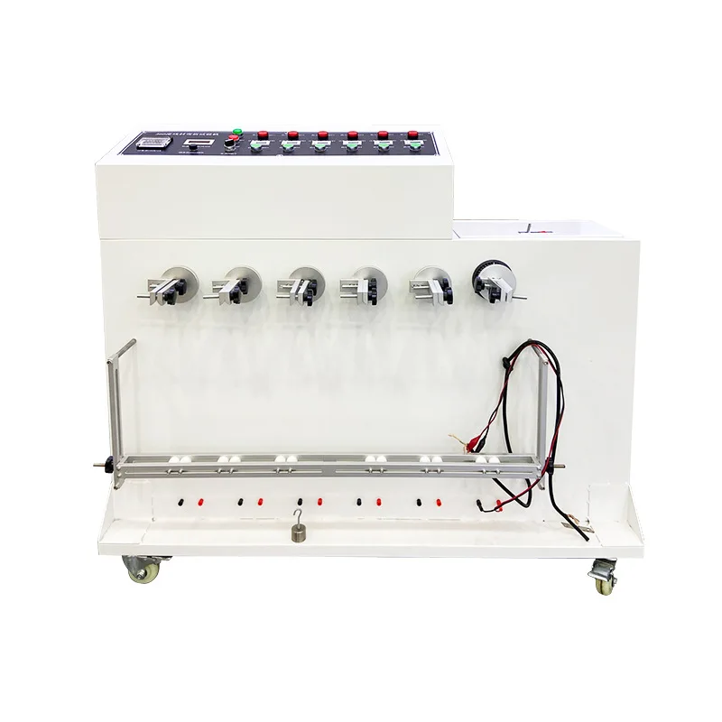 USB power plug lead cable repeated bending swing testing device