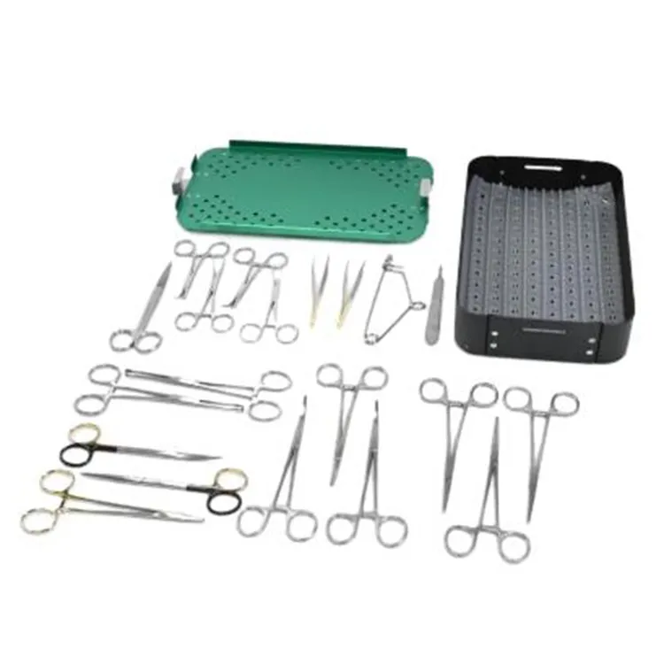 Healmeds Veterinary Soft Tissue Surgical Instruments Kit for Animals