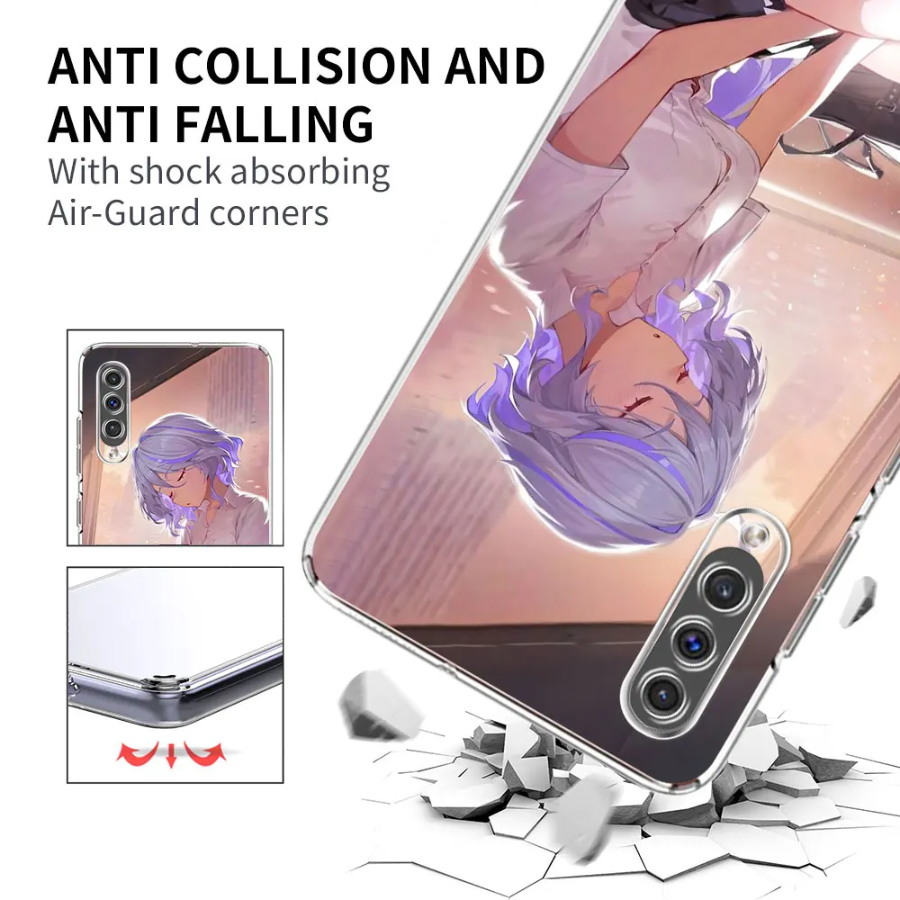 Focalors Genshin Impact Furina custodia per telefono per Samsung Galaxy A20e A03 A40 A50 A50s A30s A70 A70s A8 A03s A04 A20 Cover in Silicone